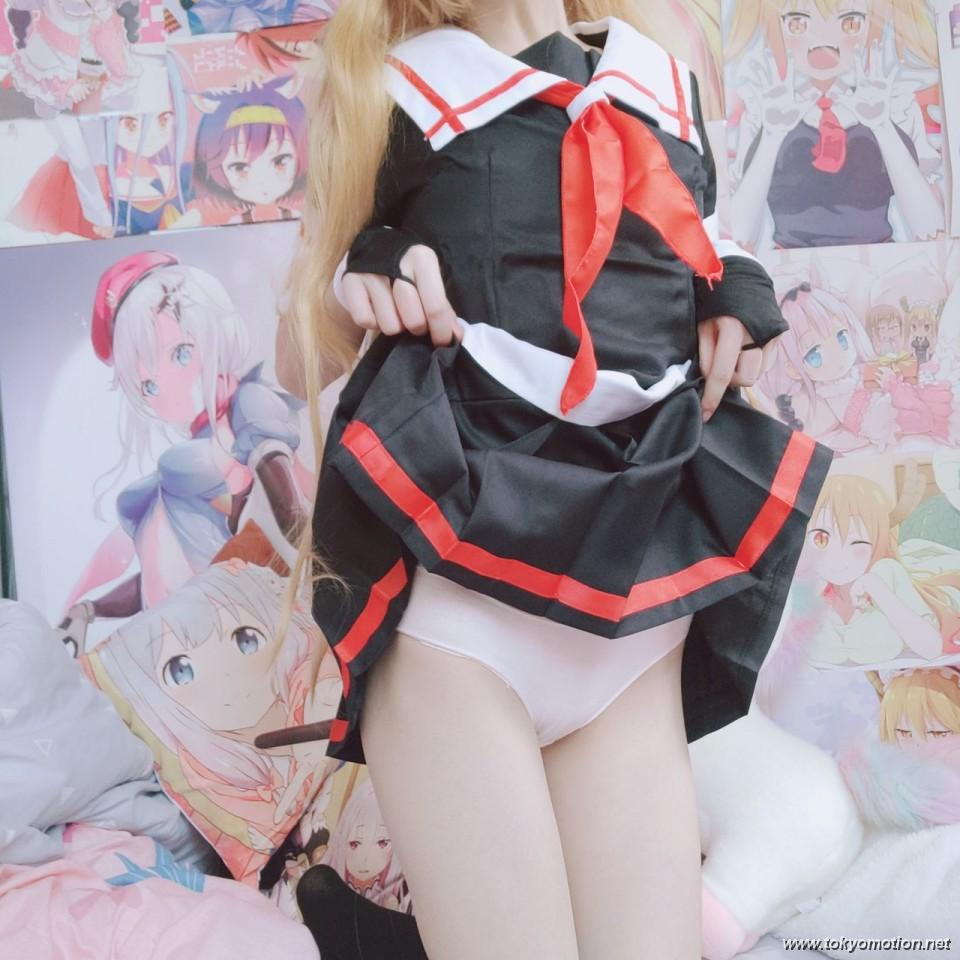 アニオタ素人の夕立コスプレエロ画像（3）