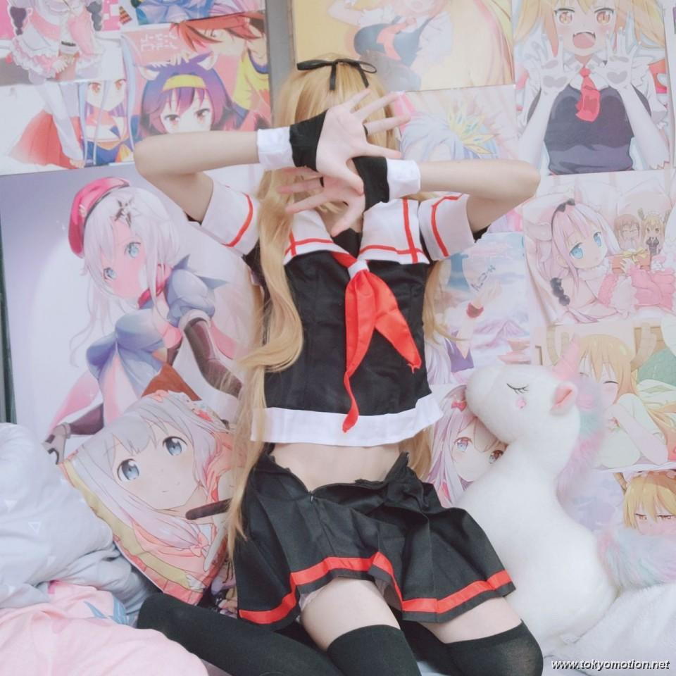 アニオタ素人の夕立コスプレエロ画像（1）
