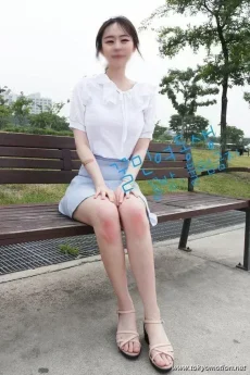 韓国素人の生足ショットが抜ける【エロ画像】