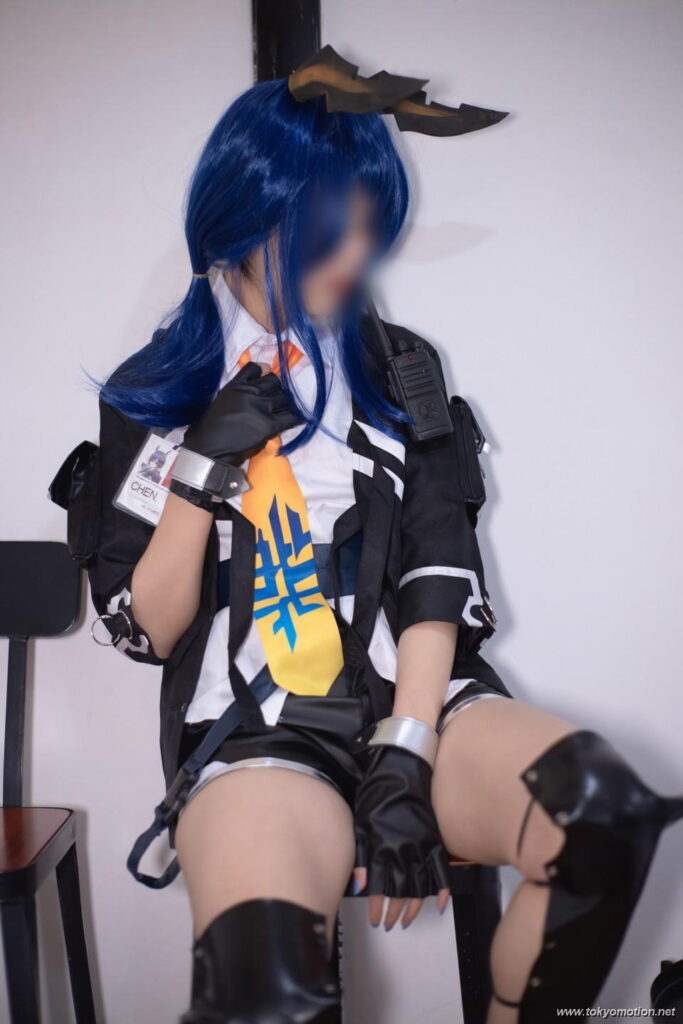 【アークナイツ】チェンのコスプレで全裸土下座【エロ画像】（2）