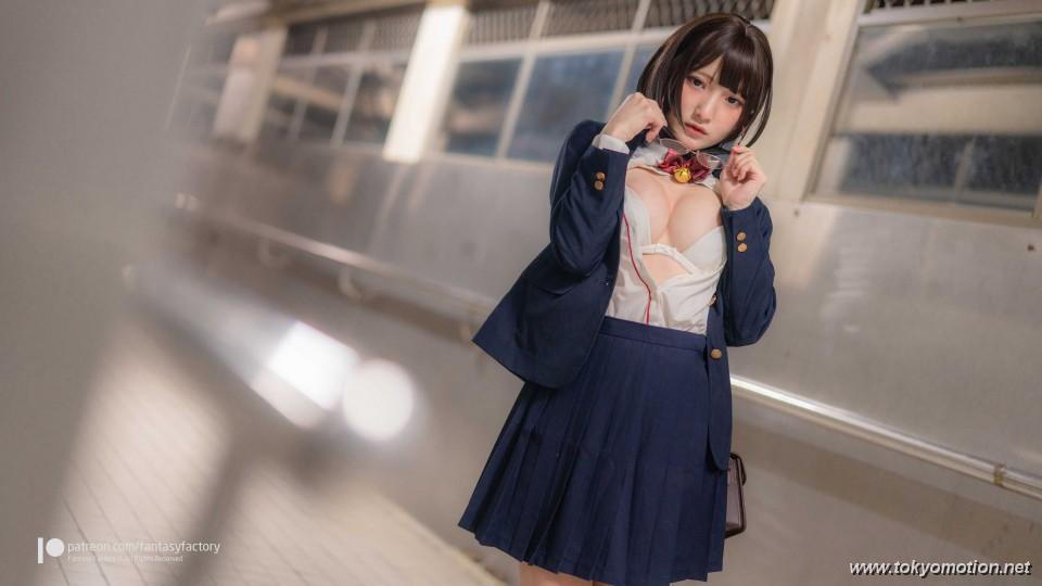 【露出】小丁ちゃんが制服姿で激エロ深夜徘徊【エロ画像】（15）