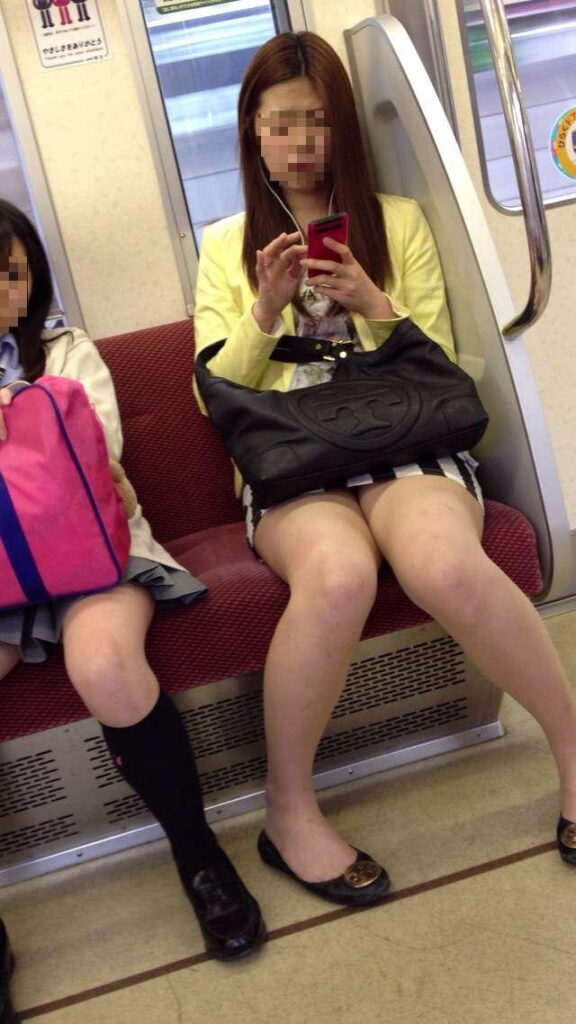 【ガチシコ】電車内のギャルを盗撮【エロ画像】（9）