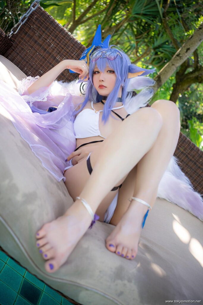 中国人コスプレイヤーHoshililyちゃんの水着姿【エロ画像】（31）