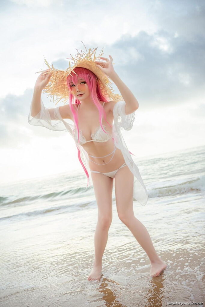 中国人コスプレイヤーHoshililyちゃんの水着姿【エロ画像】（39）