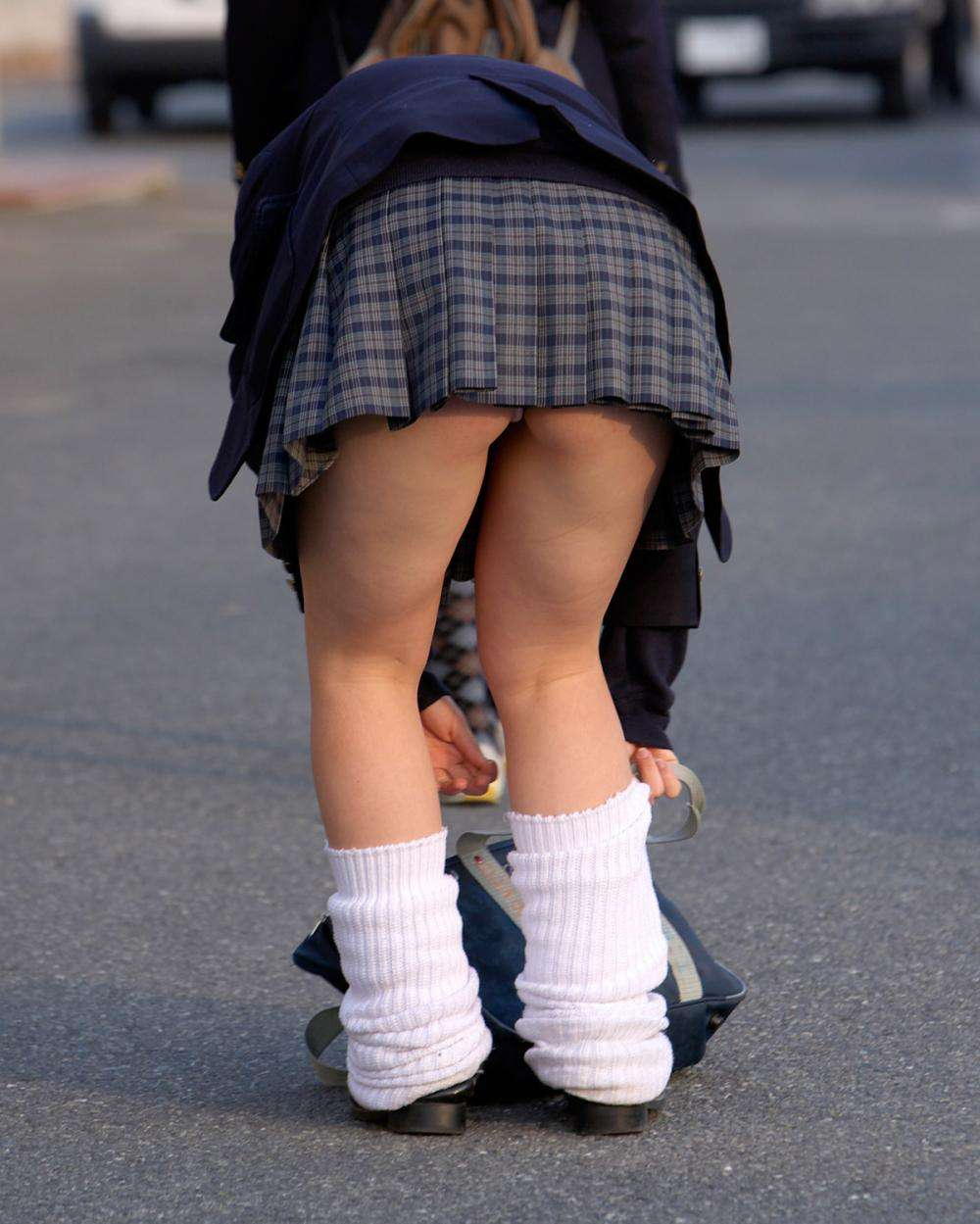 JKのパンチラ盗撮エロ画像まとめ（47）
