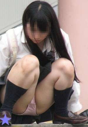 JKのパンチラ盗撮エロ画像まとめ（52）
