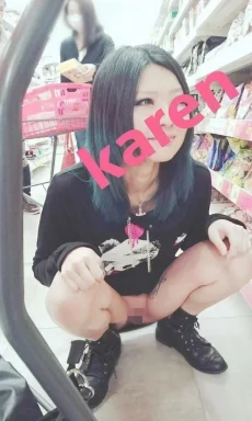 【バンギャ】激かわカレンちゃんの露出エロ画像【素人】