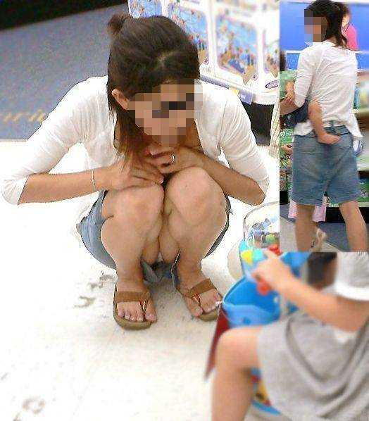 【盗撮】子育て中のママがエロすぎるｗ【エロ画像】（51）