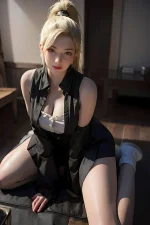 【NARUTO】金髪ビッチ山中いの【AIエロ画像】