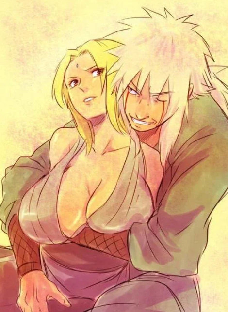 【NARUTO】綱手×自来也【二次エロ画像】