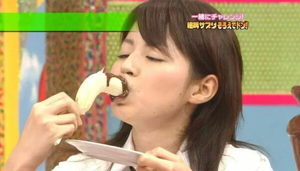 女子アナの食レポがあまりにもエロすぎるｗ【お宝エロ画像】 0
