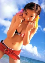 松浦亜弥 水着ではっちゃけるあややが抜けるｗ【グラビアエロ画像】